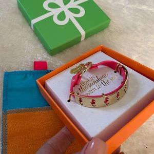 BARBADOS ICON BRACELET Seahorse bracelet gold pink NEW NIB Coastal Cowgirl